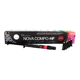 NOVA COMPO HF FLOW NANOHYBRYDOWY SET 4X2G