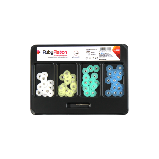 RubyPlaton Krążki polerujące S-Flex 40 szt + Mandrela