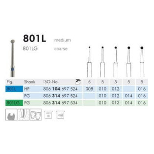 OKOdent 801 L kulka długa szyjka