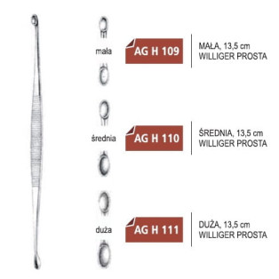 Łyżeczka zębodołowa Williger